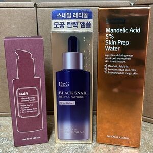 DrG-Klairs-Wishtrend skincare set